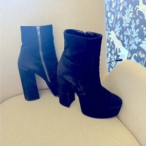 Steve Madden Suede Platform Boots